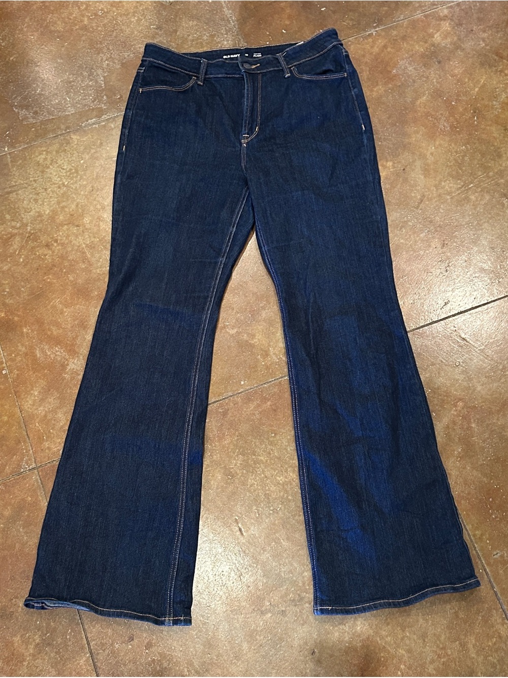 Old Navy Dark Blue Flare Jeans